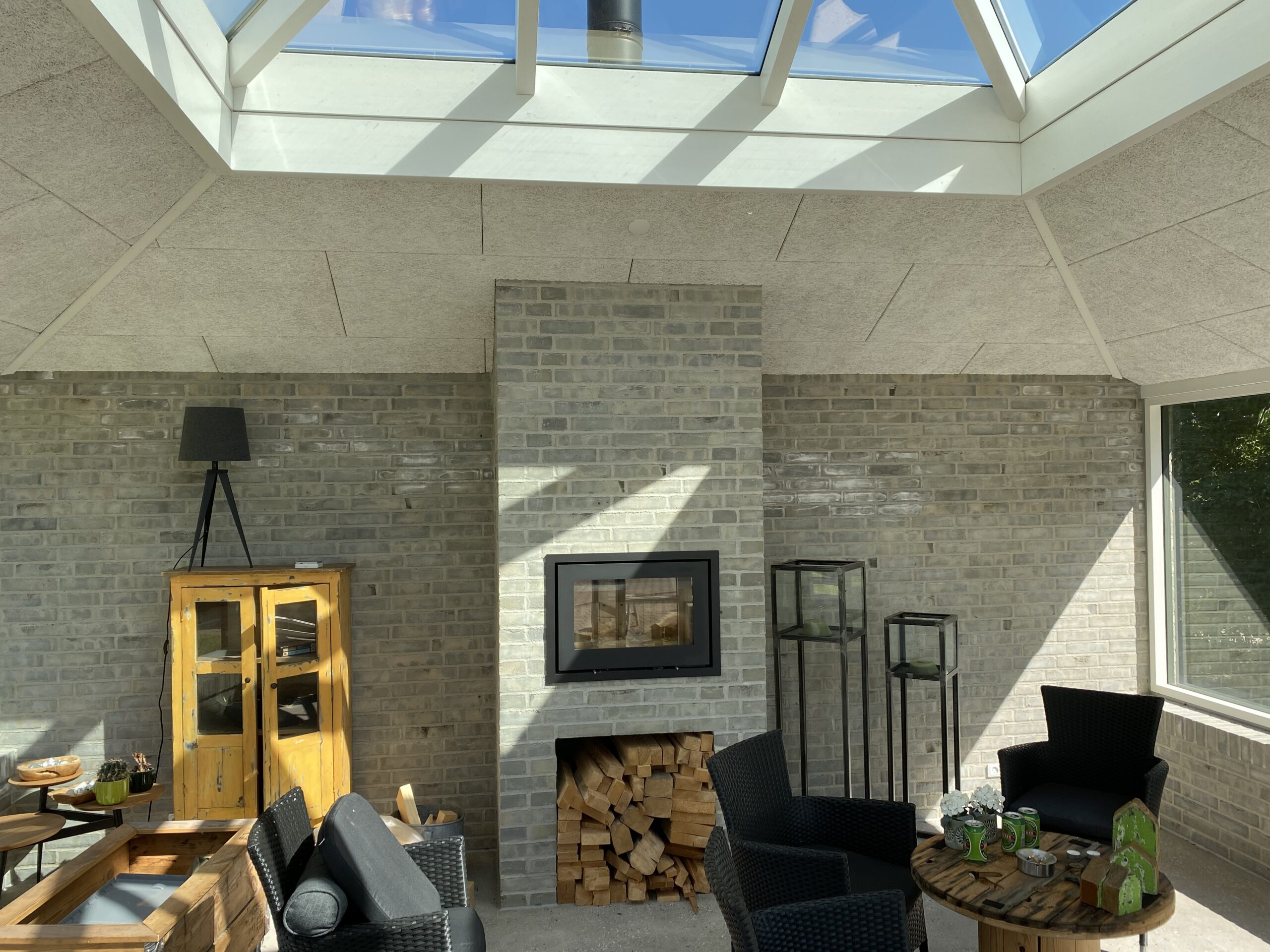 Trelags energiglas i udestue