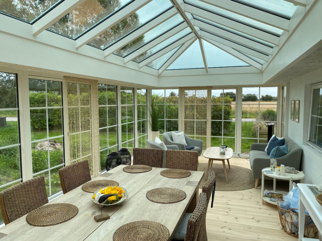 Udestue med rytterlys