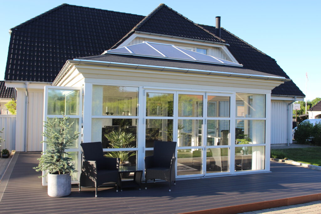 Vinterstue med rytterlys i Nordjylland