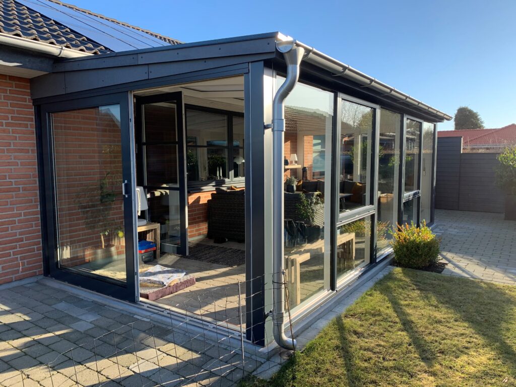 Ensidet vinterhave i Øster Hurup