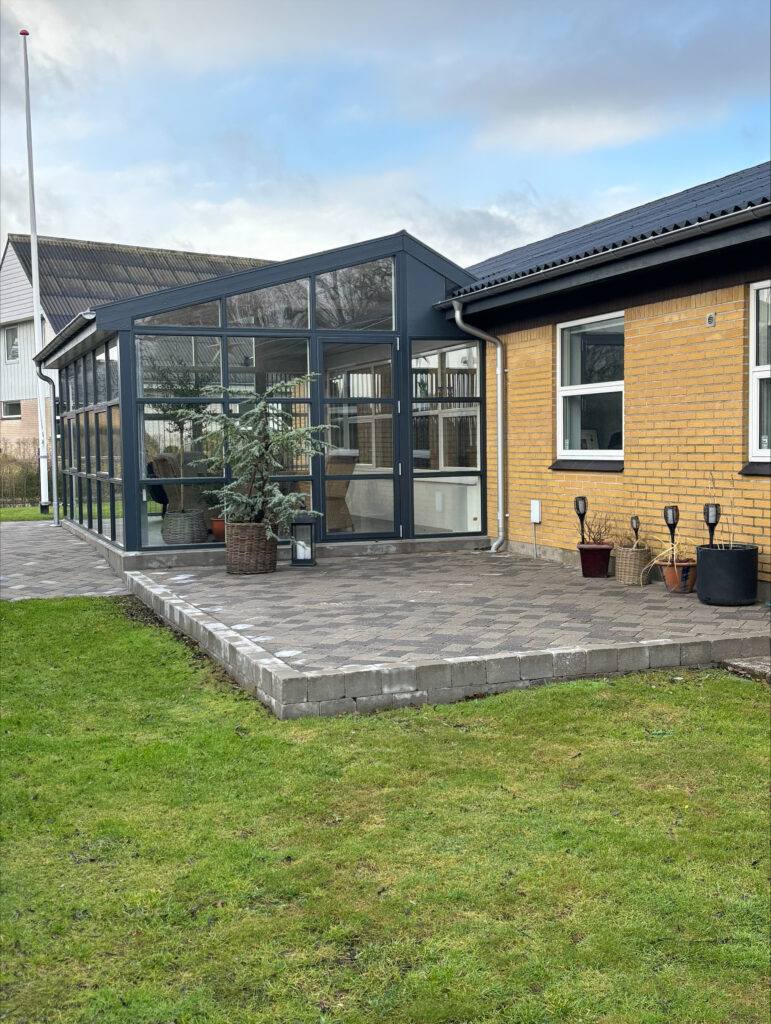 A-model udestue med solindtag